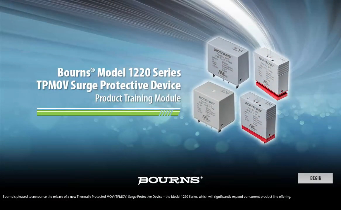 Bourns® TPMOV Surge Protective Device (SPD) - 1220 Series