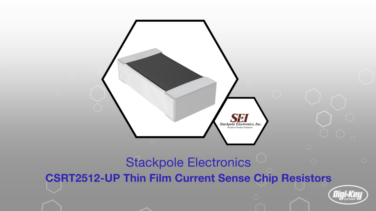 Stackpole Electronics, Inc. CSRT2512-UP Thin-Film Current-Sense Chip Resistors | Datasheet Preview