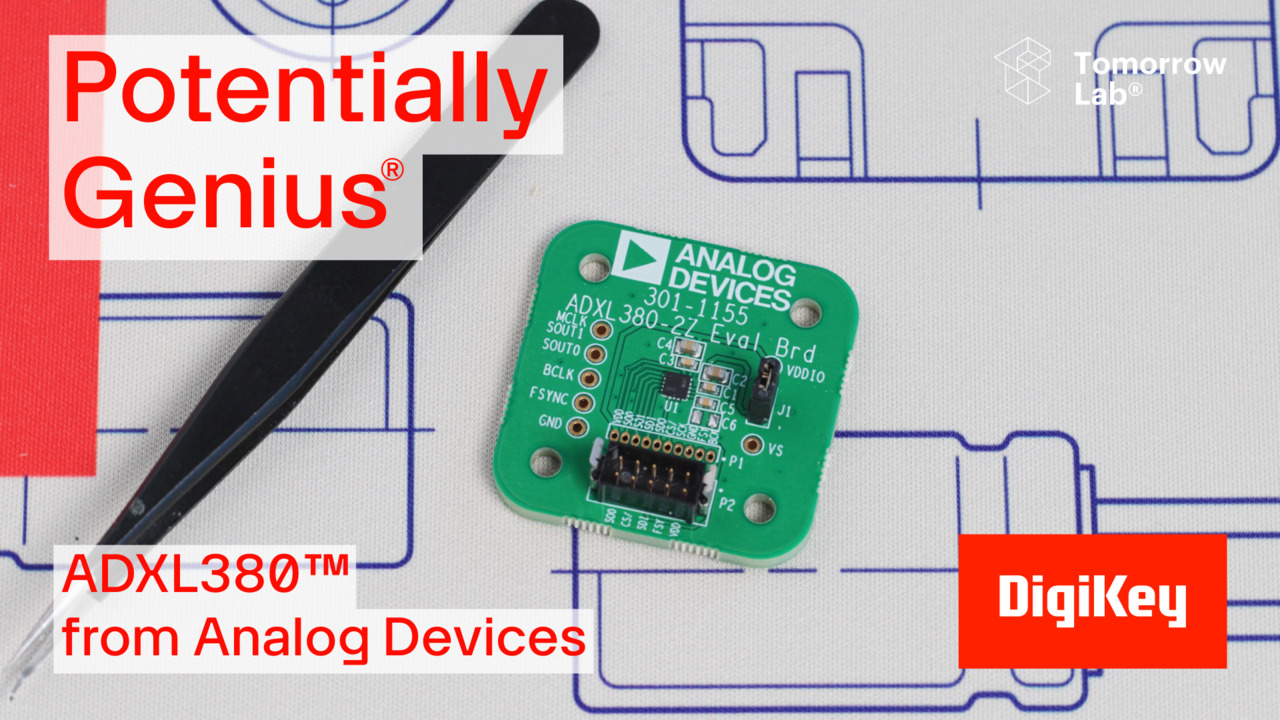 Analog Devices ADXL380 Shipment Quality Logger – Potentially Genius® | DigiKey