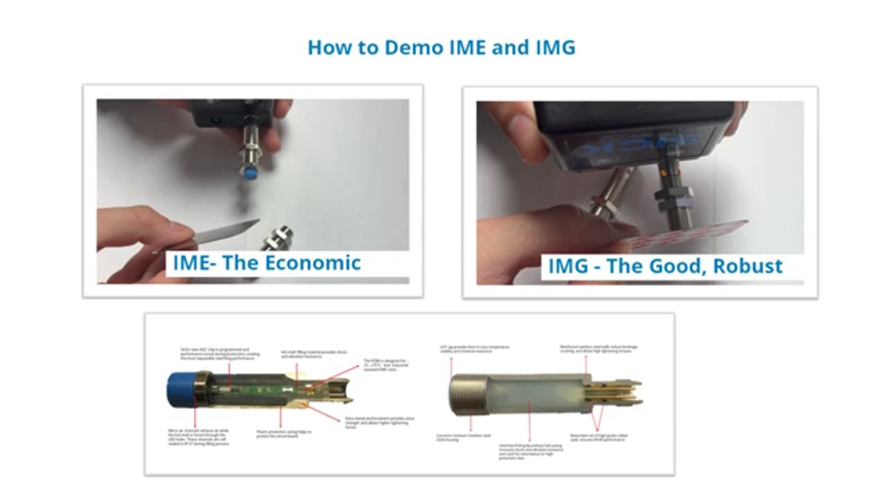 SICK IME & IMG Inductive Sensor Demonstration
