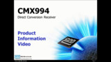 CMX994 Product Introduction Video CMX994 Product Introduction Video