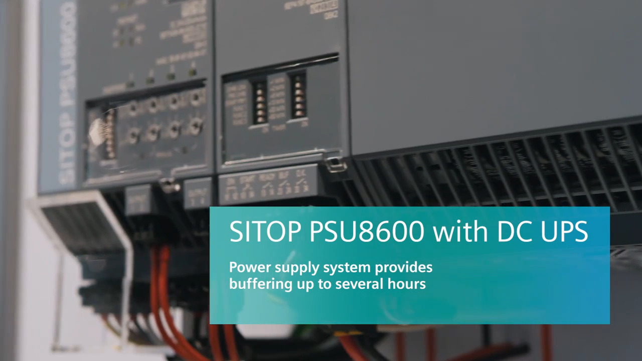 Siemens - SITOP PSU8600 with DC UPS