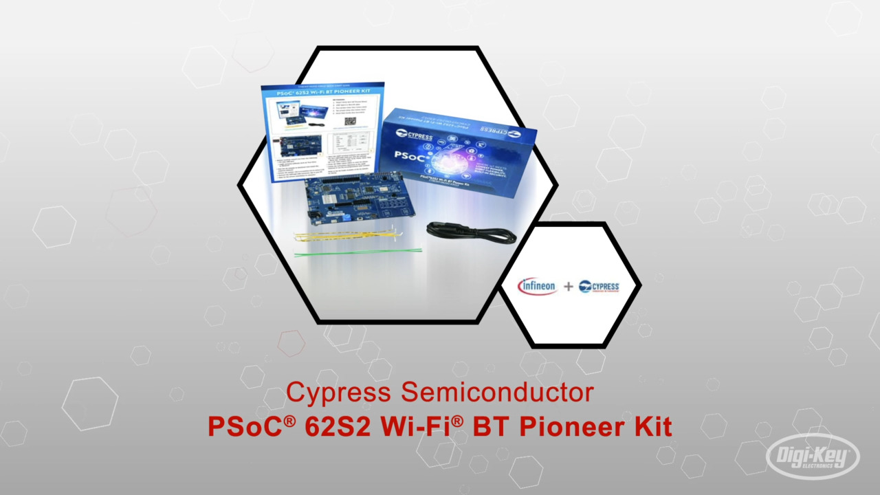 PSoC® 62S2 Wi-Fi® BT Pioneer Kit | Datasheet Preview