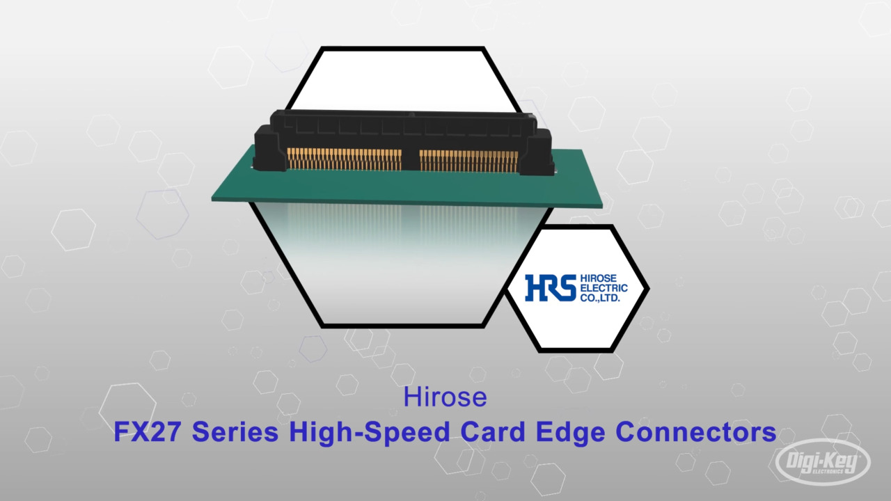 FX27 Series High-Speed Card Edge Connectors | Datasheet Preview