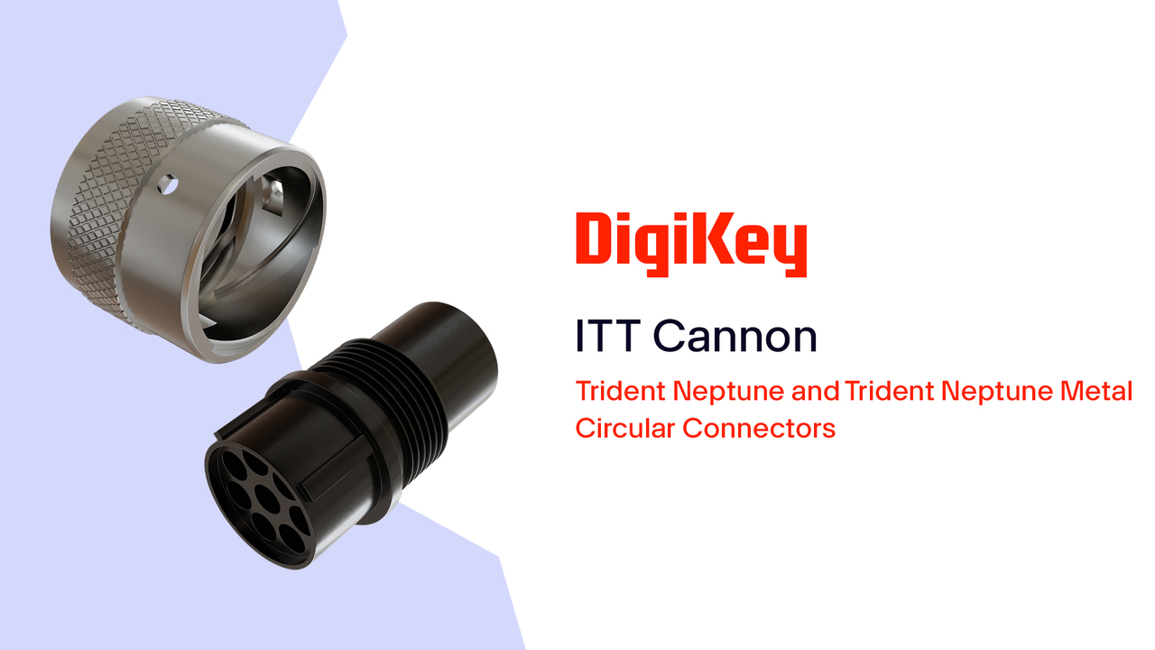Trident Neptune and Trident Neptune Metal Series from ITT Cannon PIO | DigiKey