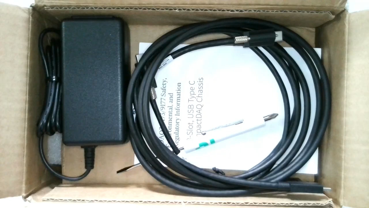 How to set up a USB-C NI CompactDAQ Chassis Out of the Box
