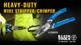 Klein Tools’ Heavy-Duty Wire Stripper/Crimper Klein Tools’ Heavy-Duty Wire Stripper/Crimper
