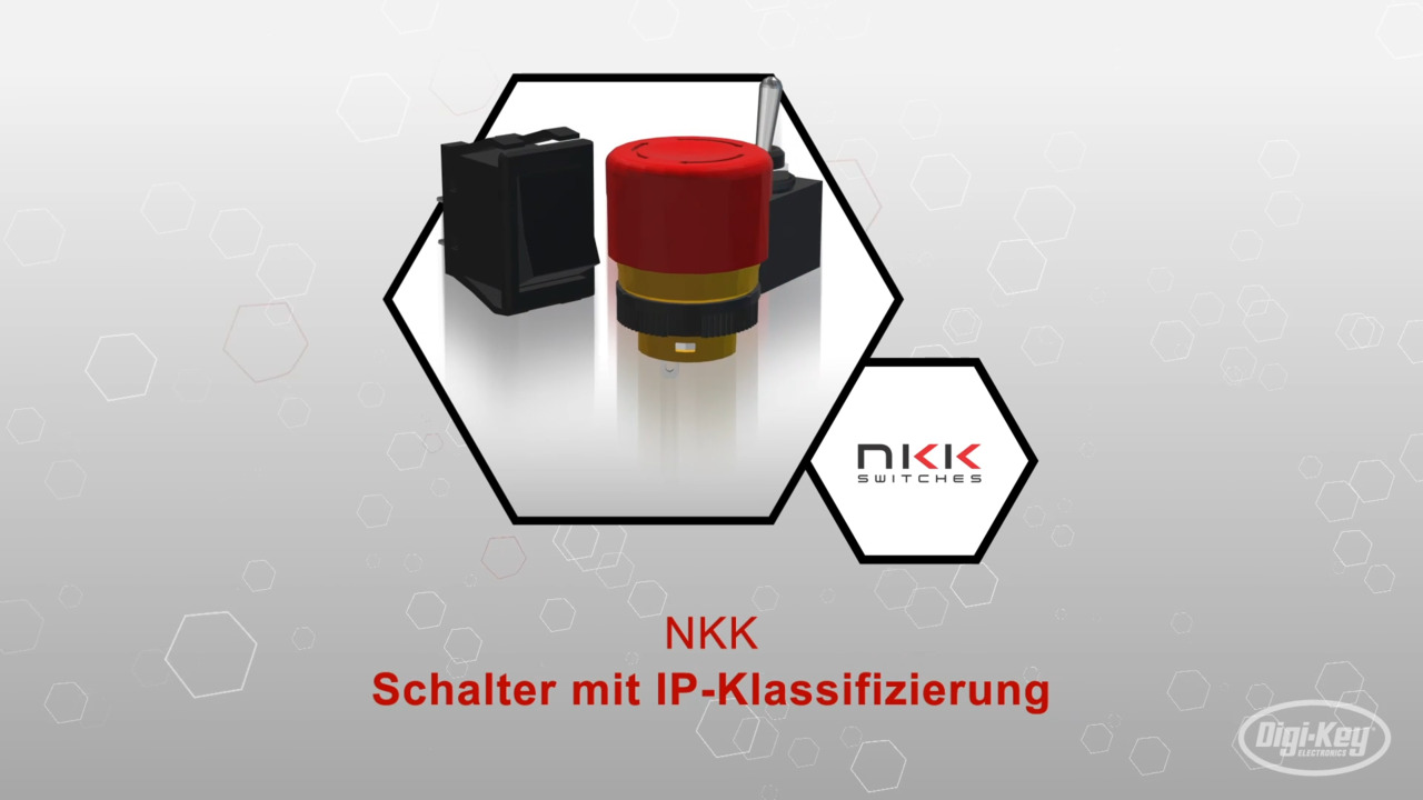 Schalter mit IP-Klassifizierung von NKK | Datasheet Preview