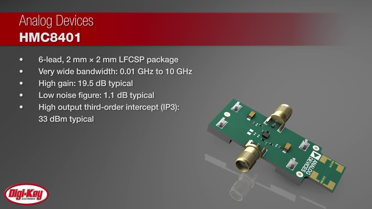 Analog Devices HMC8401 Wideband LNA | DigiKey Daily