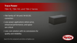 TRACO Power TBA 1E, TBA 1HI, and TBA 2 Series | Digi-Key Daily TRACO Power TBA 1E, TBA 1HI, and TBA 2 Series | Digi-Key Daily