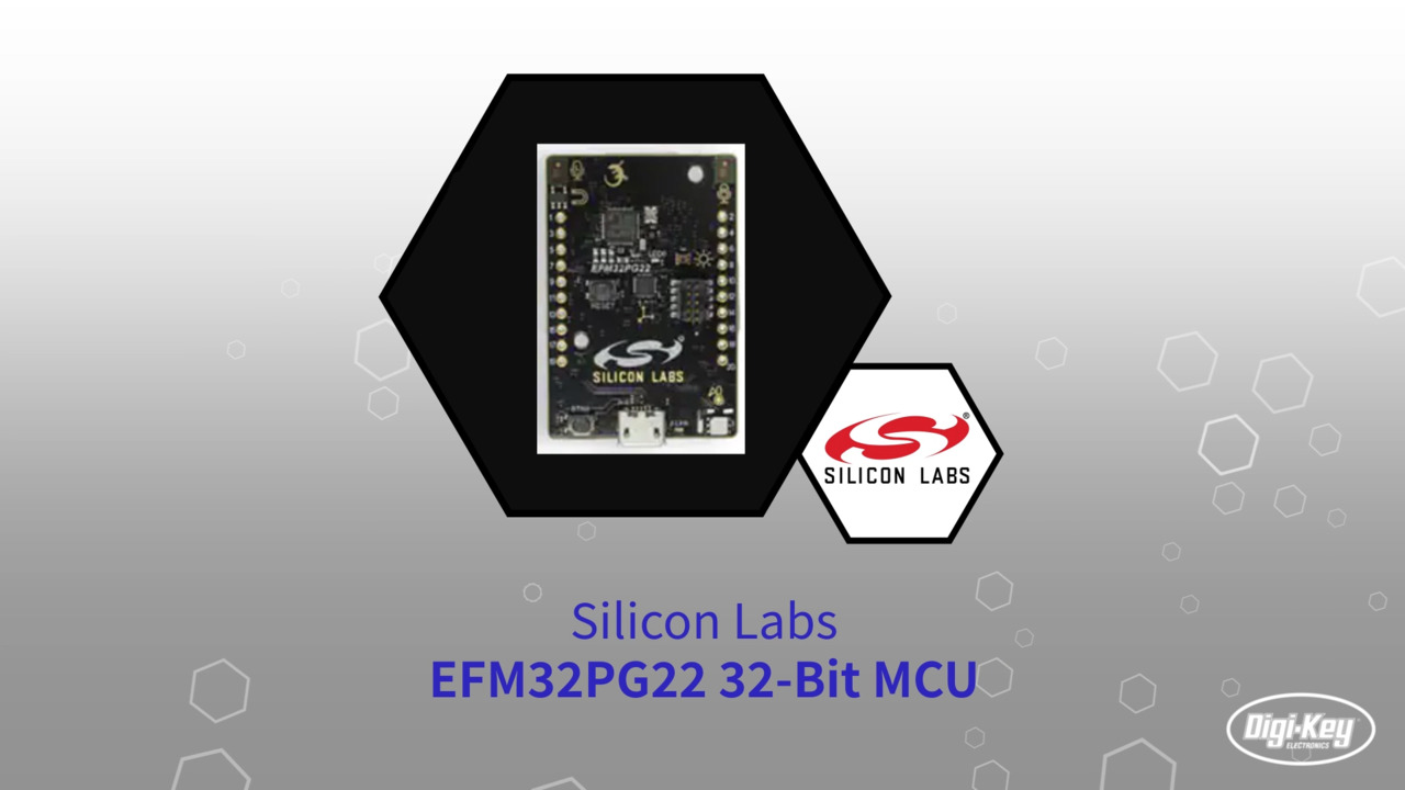 EFM32PG22 32ビットMCU | Datasheet Preview