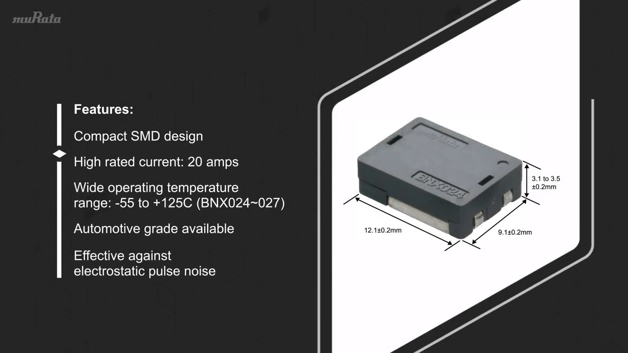 BNX02 Series – Block Type EMI Suppression Filter
