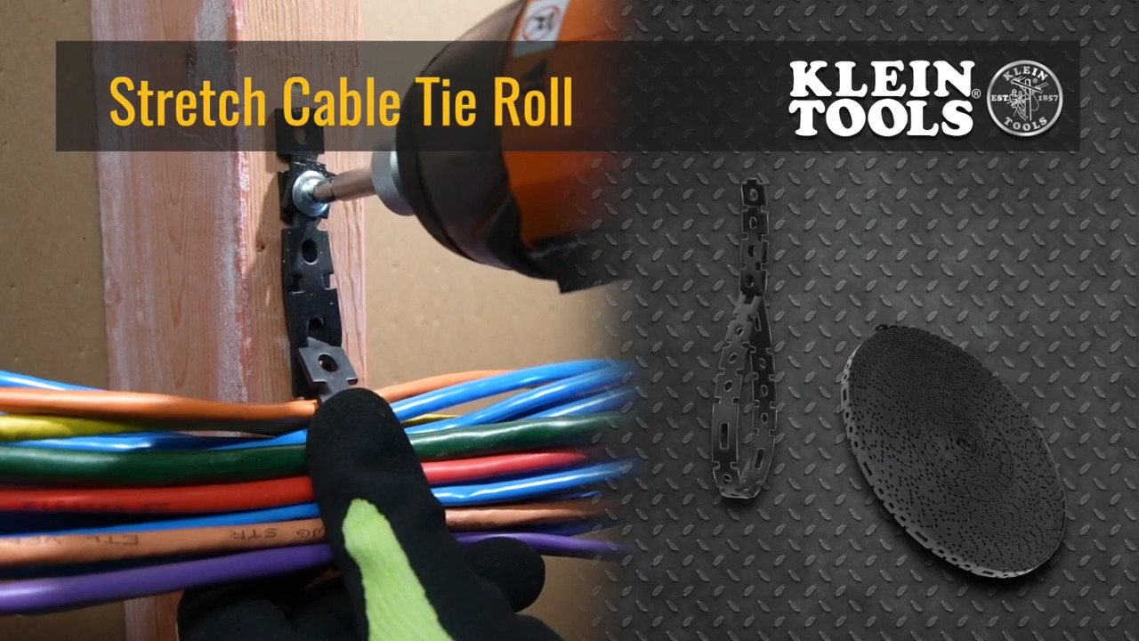 Klein Tools’ Stretch Cable Tie Roll