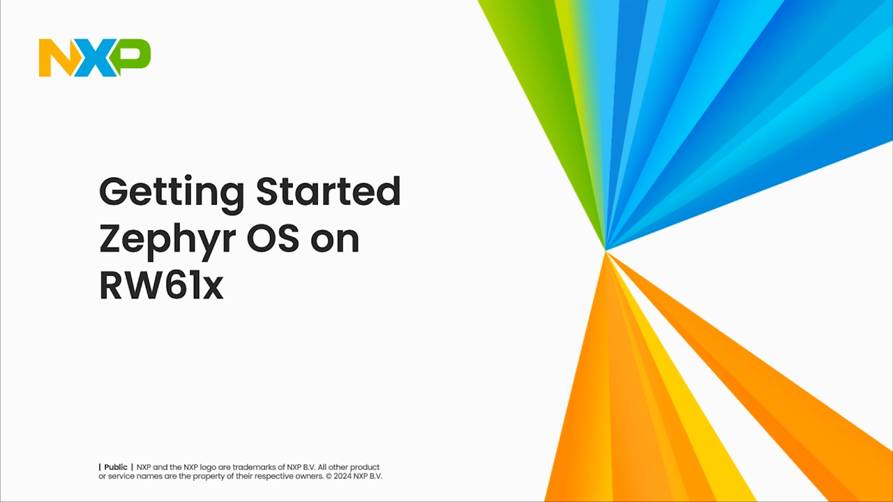 Getting Started with Zephyr OS on RW61x