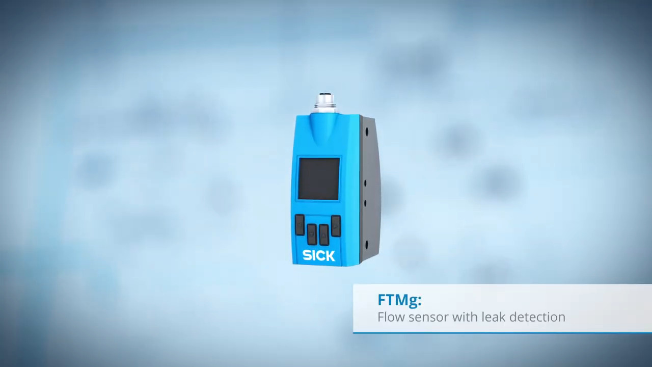 FTMg from SICK: Flow sensor with leak detection