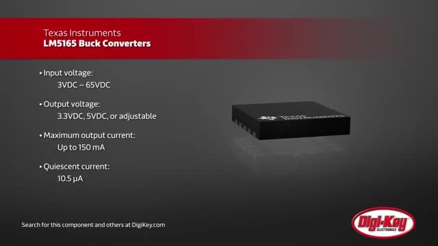 TI LM5165 Synchronous Buck Converters | DigiKey Daily