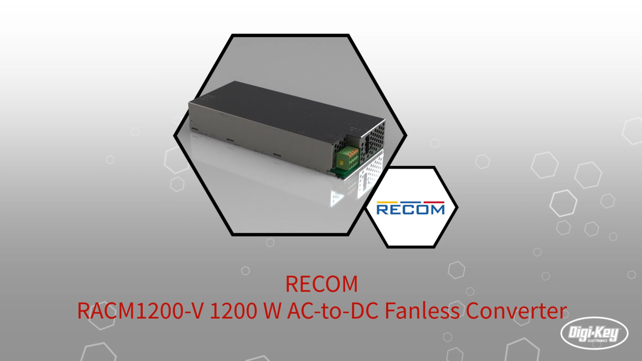 RACM1200-V 系列 AC/DC 转换器 | Datasheet Preview