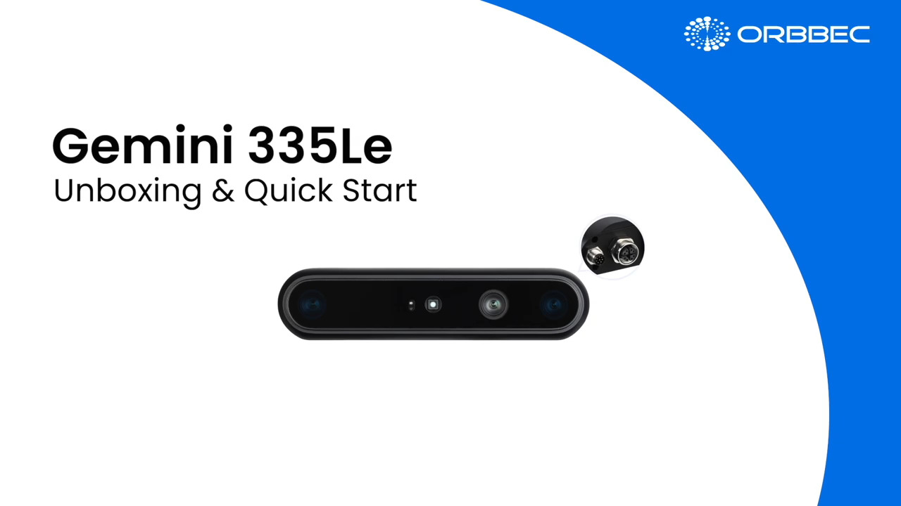 Gemini 335Le | High-performance Stereo Vision Camera for Dynamic Industrial Robotics. Proven Rugged Reliability | Gigabit Ethernet with PoE | IP67; Consistent Industry-leading Depth Performance | Now with a Ruggedized Industrial Design.