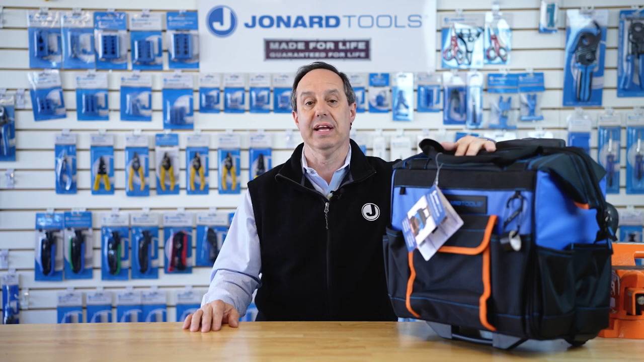 Jonard Tools Professional Rolling Tool Bag