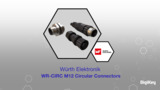 Wurth Elektronik WR-CIRC M12 Circular Connectors | Datasheet Preview