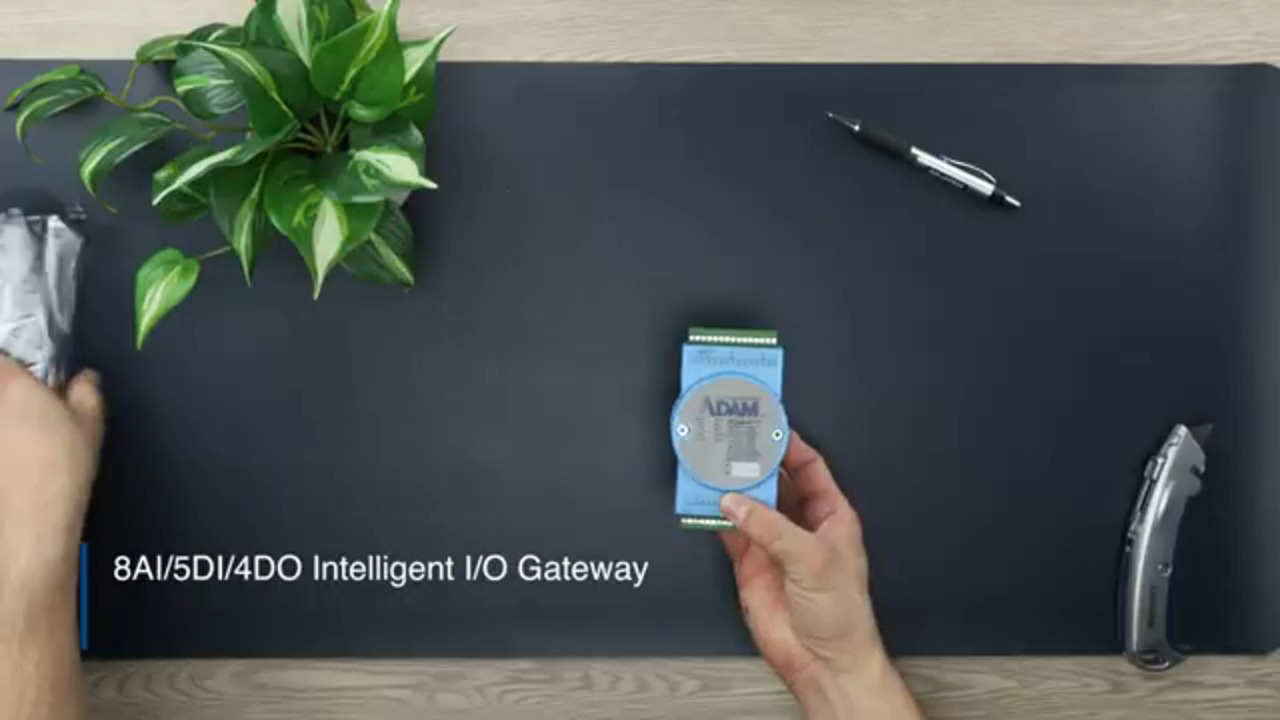 Unboxing the ADAM-6717 Intelligent I/O Gateway