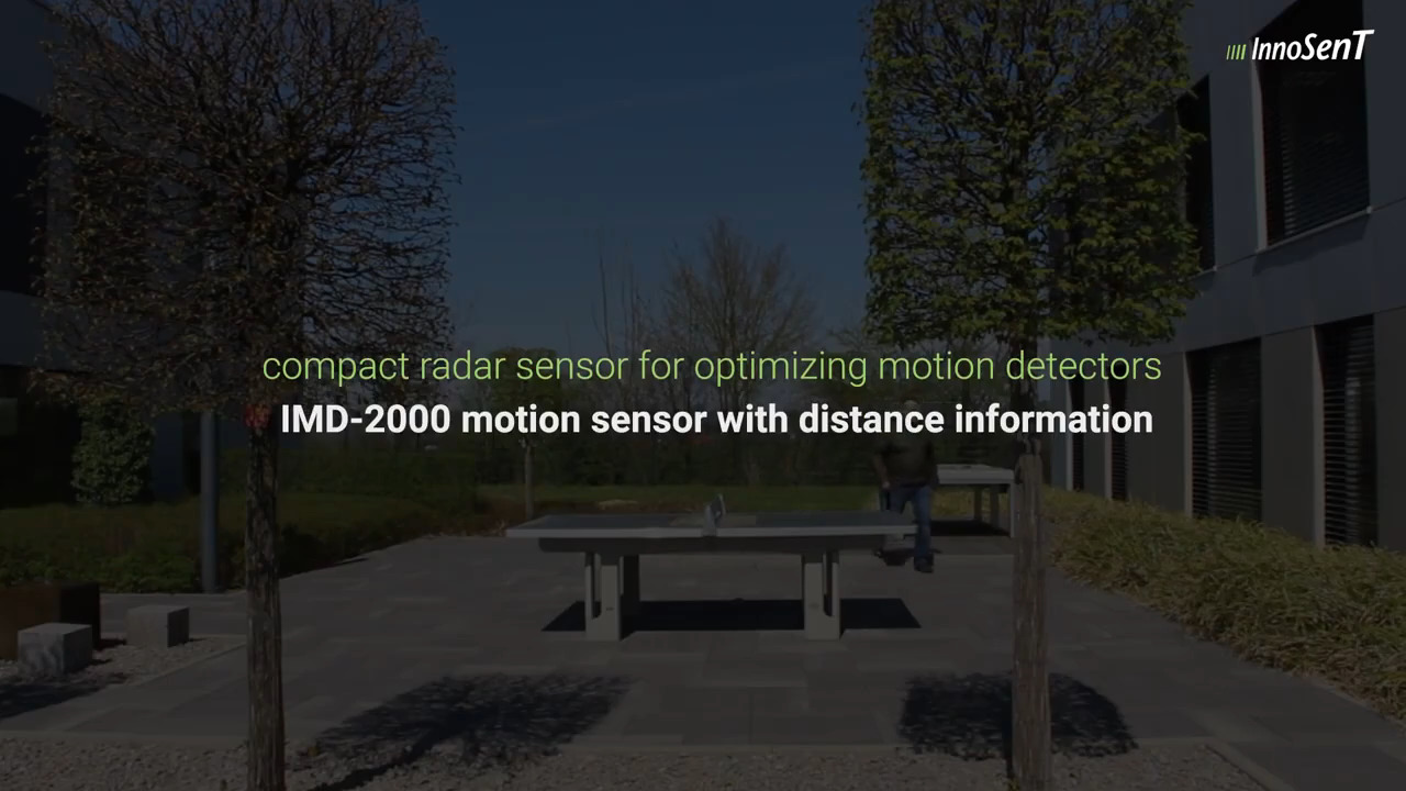 Radar Motion Detection with the IMD-2000 from InnoSenT
