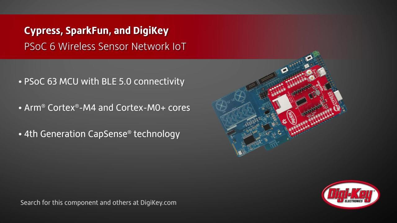 Infineon Technologies PSoC 6 Wireless Sensor Network IoT | DigiKey Daily