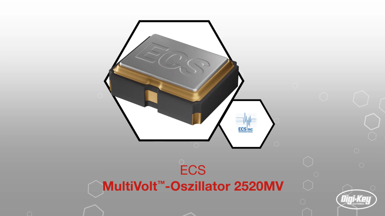 MultiVolt™-Oszillator ECS-2520MV | Datasheet Preview