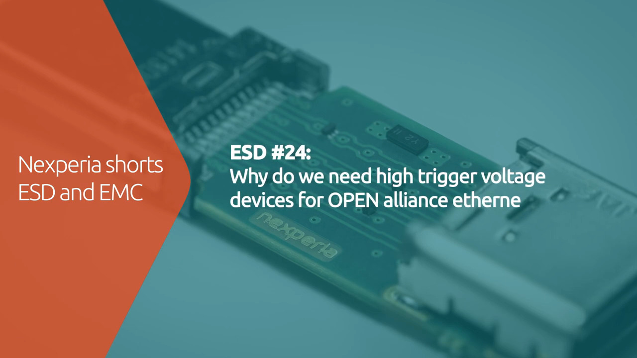 Why do we need high trigger voltage devices for OPEN Alliance ethernet?