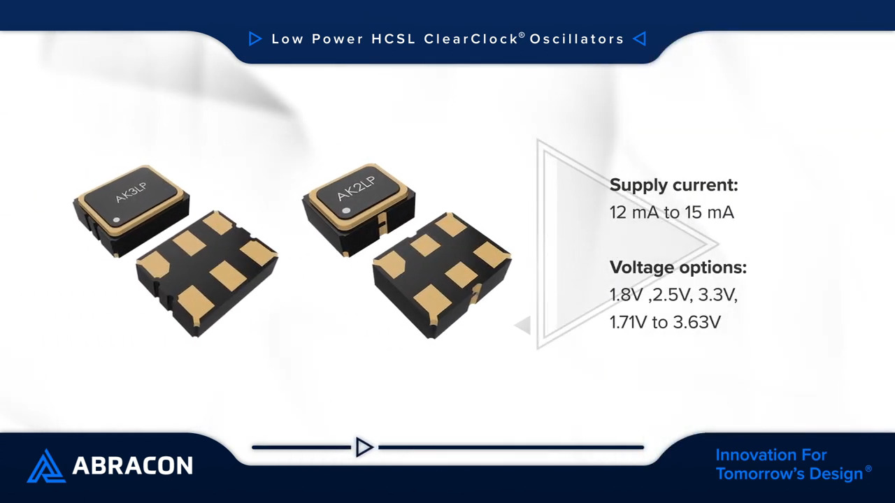 Low Power HCSL ClearClock® Oscillators