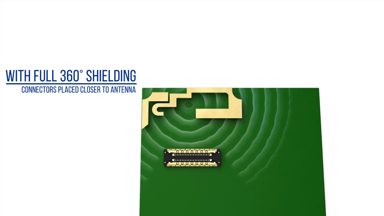 NOVASTACK® 35-HDP Shielded Board-to-Board Connector