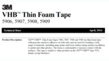 EYE on NPI - 3M VHB Adhesive Tapes EYE on NPI - 3M VHB Adhesive Tapes