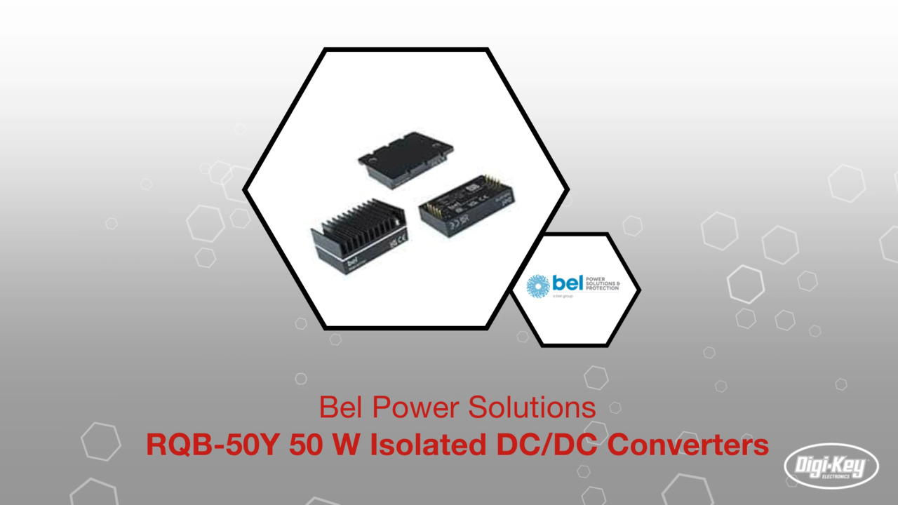 Bel RQB-50Y 50 W Isolated DC/DC Converters | Datasheet Preview