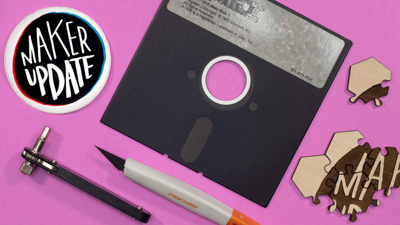 This week on Maker Update: retro future-perfect computing that never was, a Need for Speed mini-map for your car, a robot made of phone parts, and the glorious use of LED acrylic.
