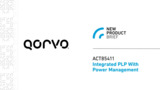 ACT85411 PMIC with Integrated Power Loss Protection ACT85411 PMIC with Integrated Power Loss Protection