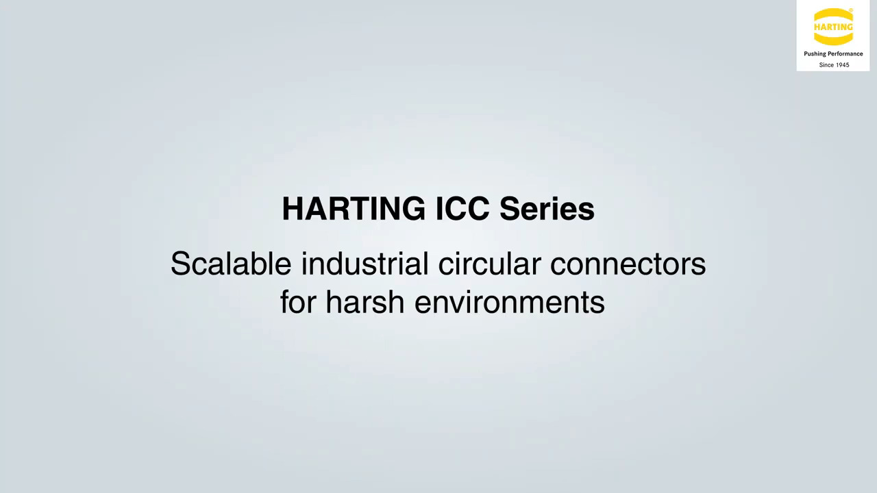 HARTING ICC Series - Built for extreme conditions