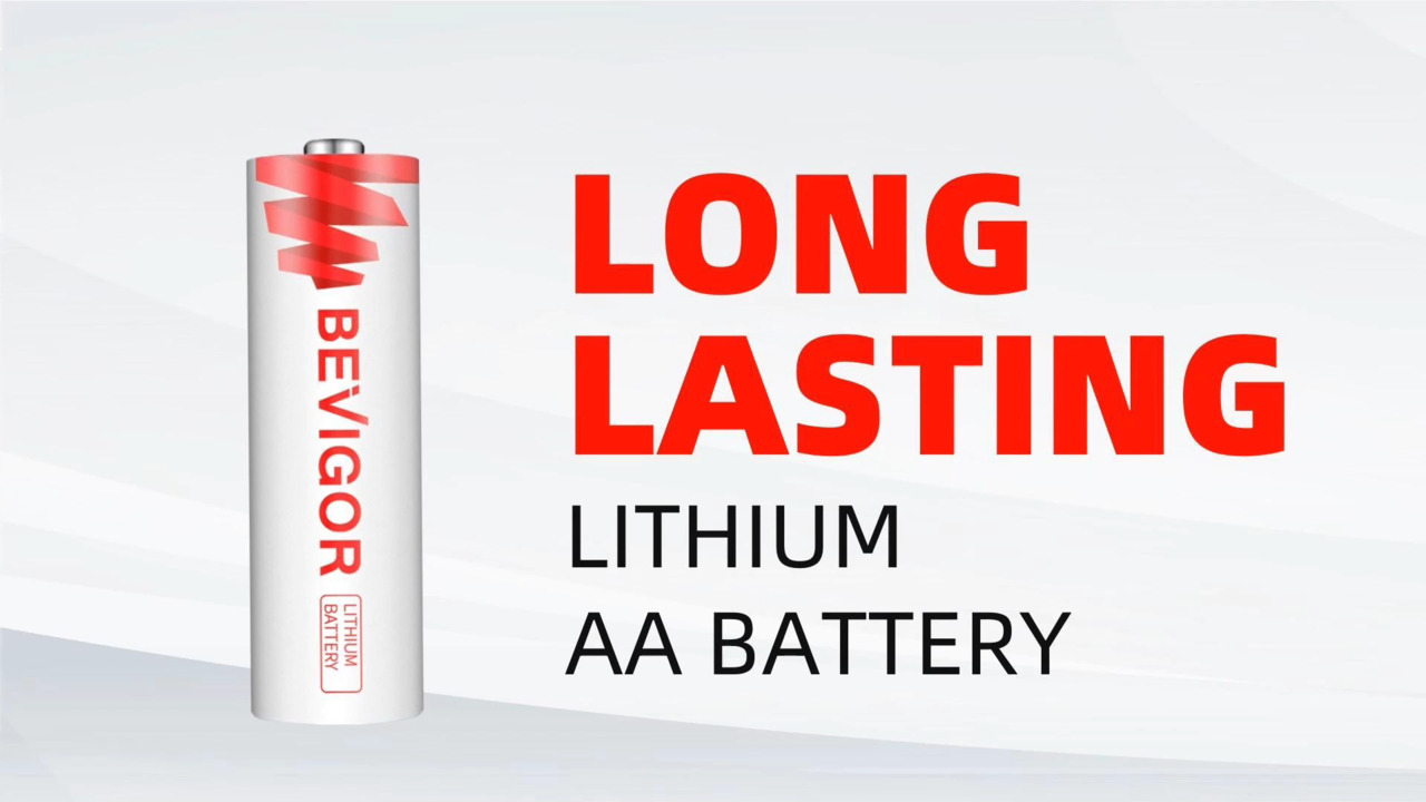 Introduction of BEVIGOR AA lithium battery 3000mAh 1.5V