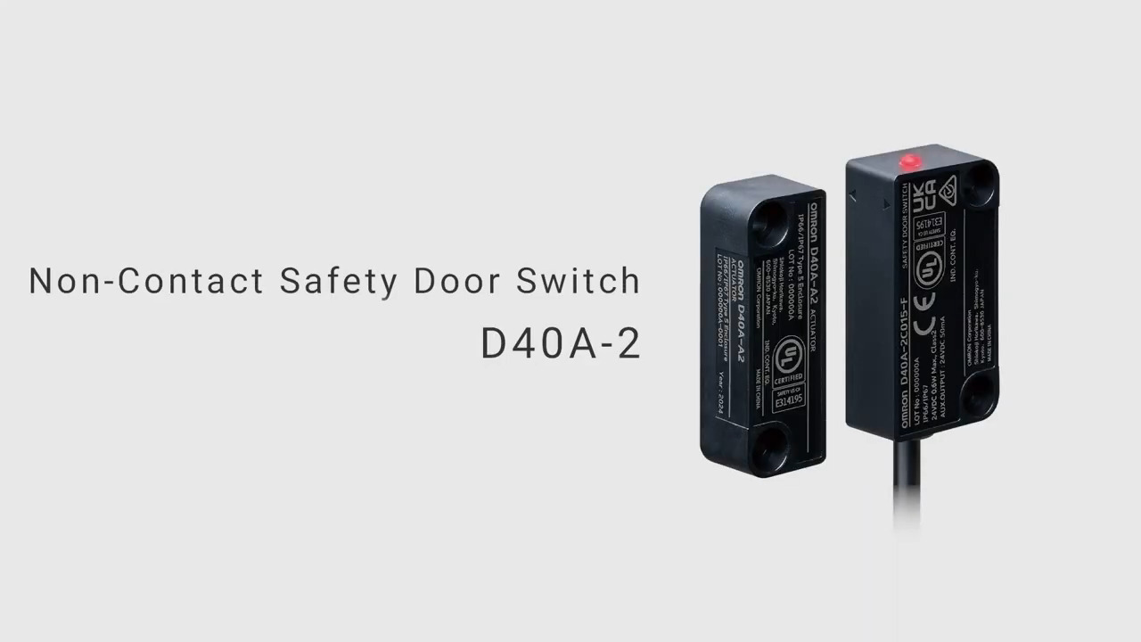Introducing the D40A-2 Non-Contact Safety Door Switch