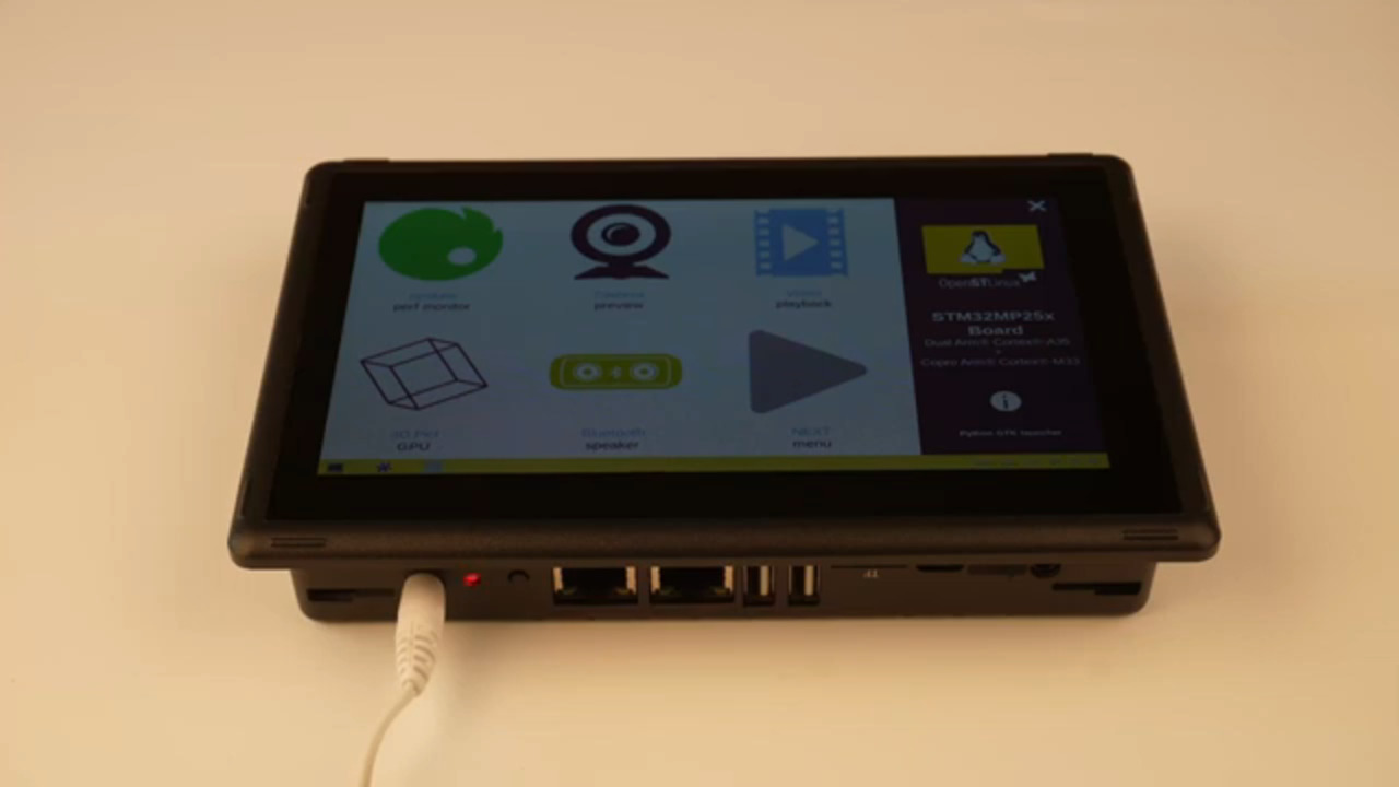 Chipsee Touch Screen Industrial PC with STM32MP25 and Built in NPU