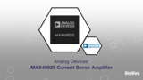 Analog Devices Inc. MAX49925 High Voltage Bidirectional Current Sense Amplifier | Datasheet Preview