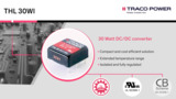 THL 30WI Series – 30 Watt DC/DC converter in a cost efficient design THL 30WI Series – 30 Watt DC/DC converter in a cost efficient design