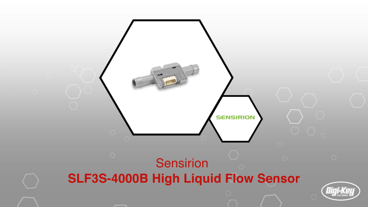 Sensirion Ag SLF3S-4000B High Liquid Flow Sensor | Datasheet Preview
