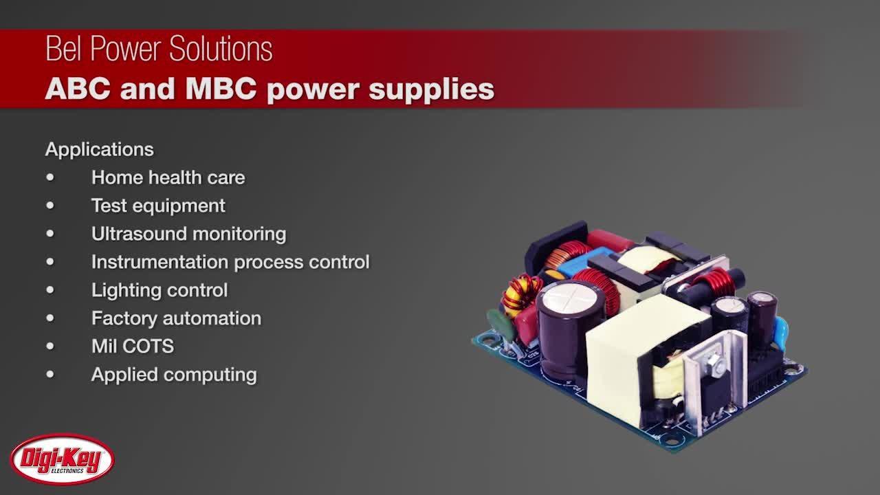 Bel ABC/MBC Low-Profile Series Power Supplies | DigiKey Daily