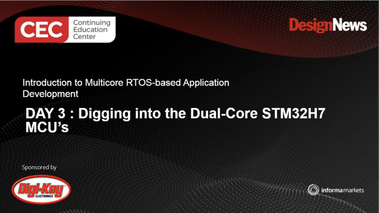 Multicore RTOS-based Application Development Series – Day 3