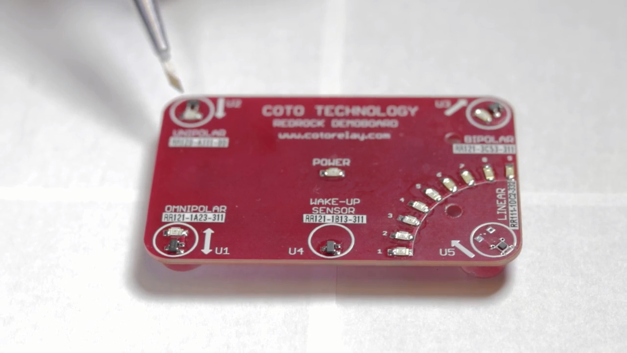RedRock® TMR Magnetic Sensors Demo Board Overview