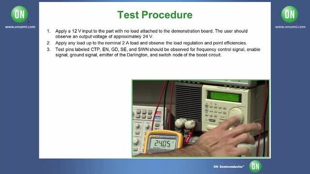 Boost Demonstration External MOSFET Evaluation Board - NCP3063BSTEXGEVB