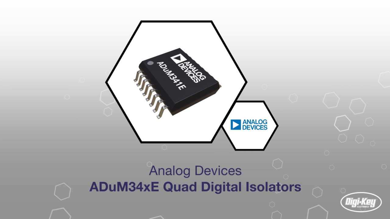 Analog Devices ADuM34xE Quad Digital Isolators | Datasheet Preview