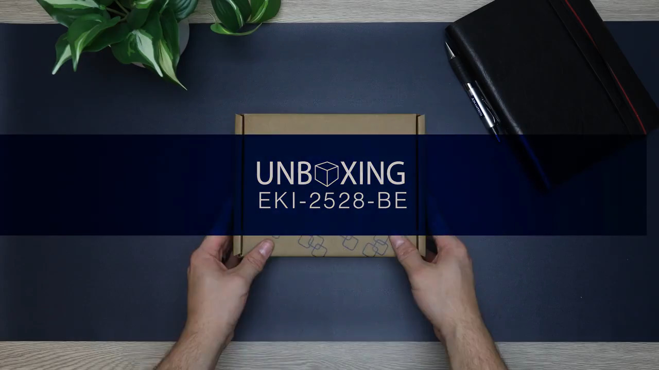Unboxing the EKI-2528 Unmanaged Ethernet Switch