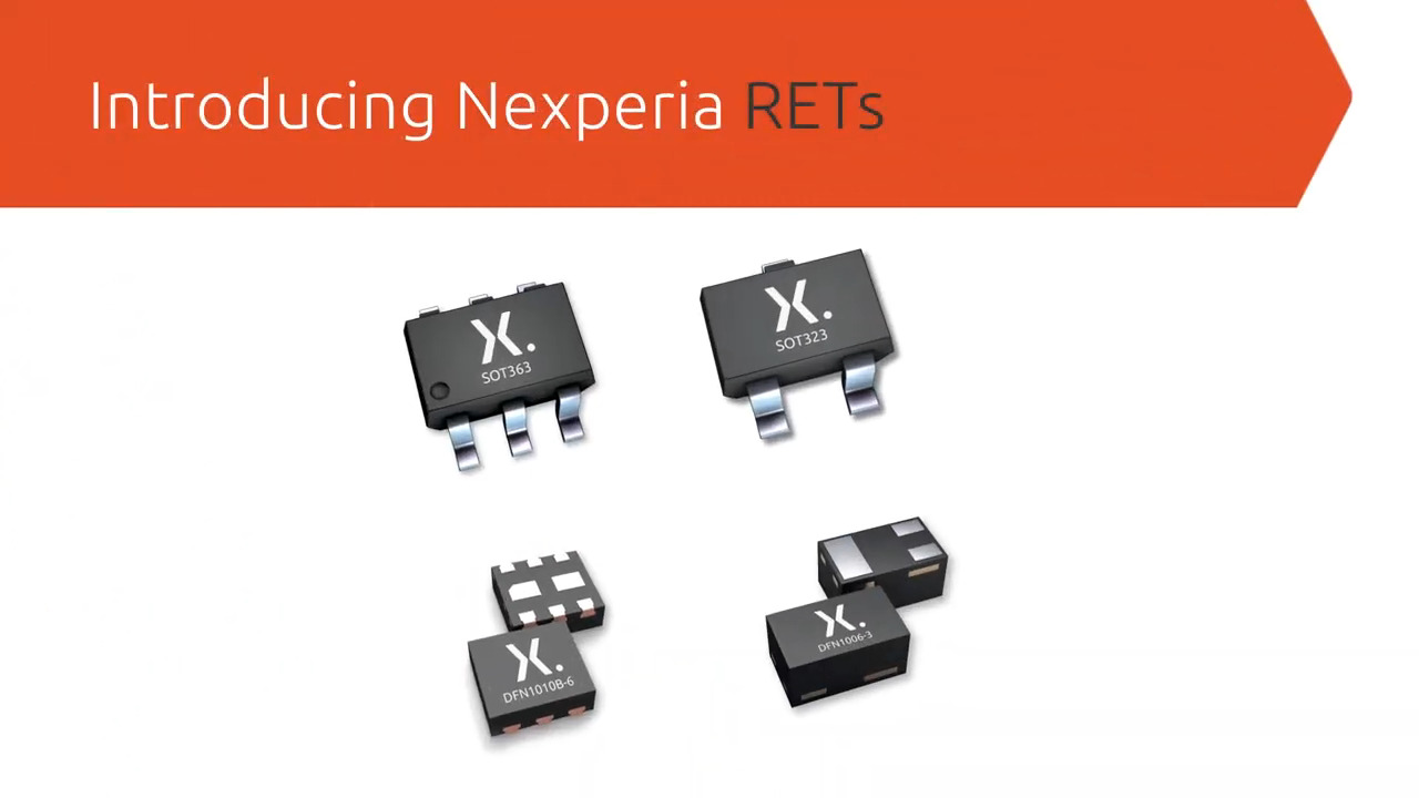 Introducing Nexperia RETs (Resistor equipped transistors)