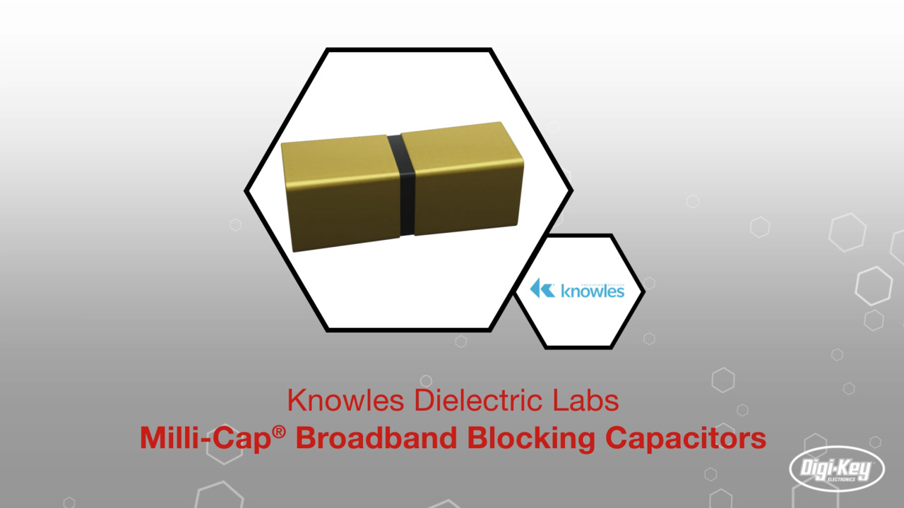 Milli-Cap® Broadband Blocking Capacitors | Datasheet Preview